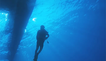 DIVING WITH AIR AND MIXING OF GASES